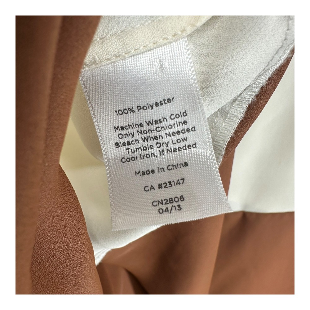 Talbots M Medium Colorblock Button Oversized Blou… - image 4